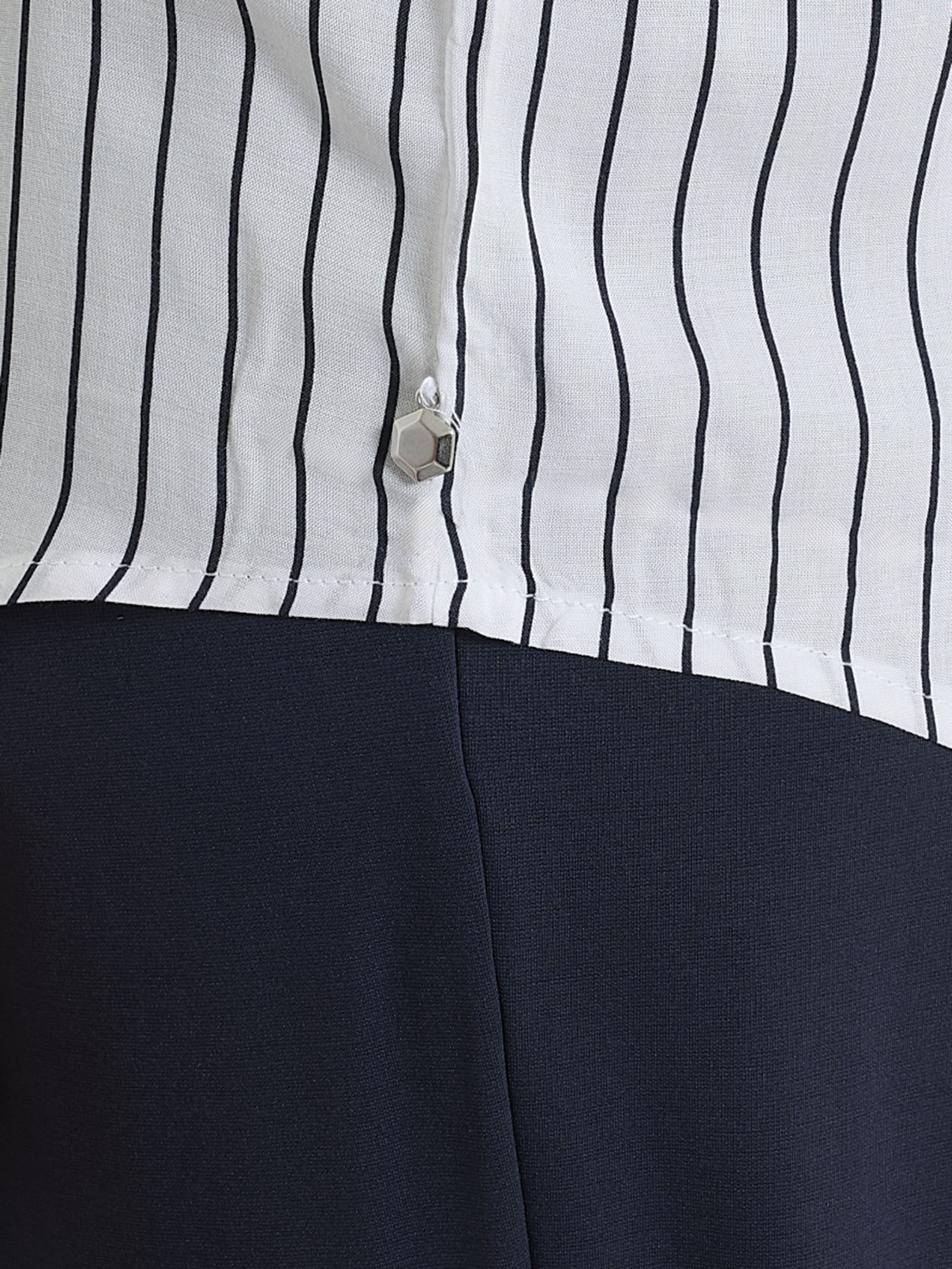 Camicia a righe in EcoSeta - Fant.Bleu - Image 3