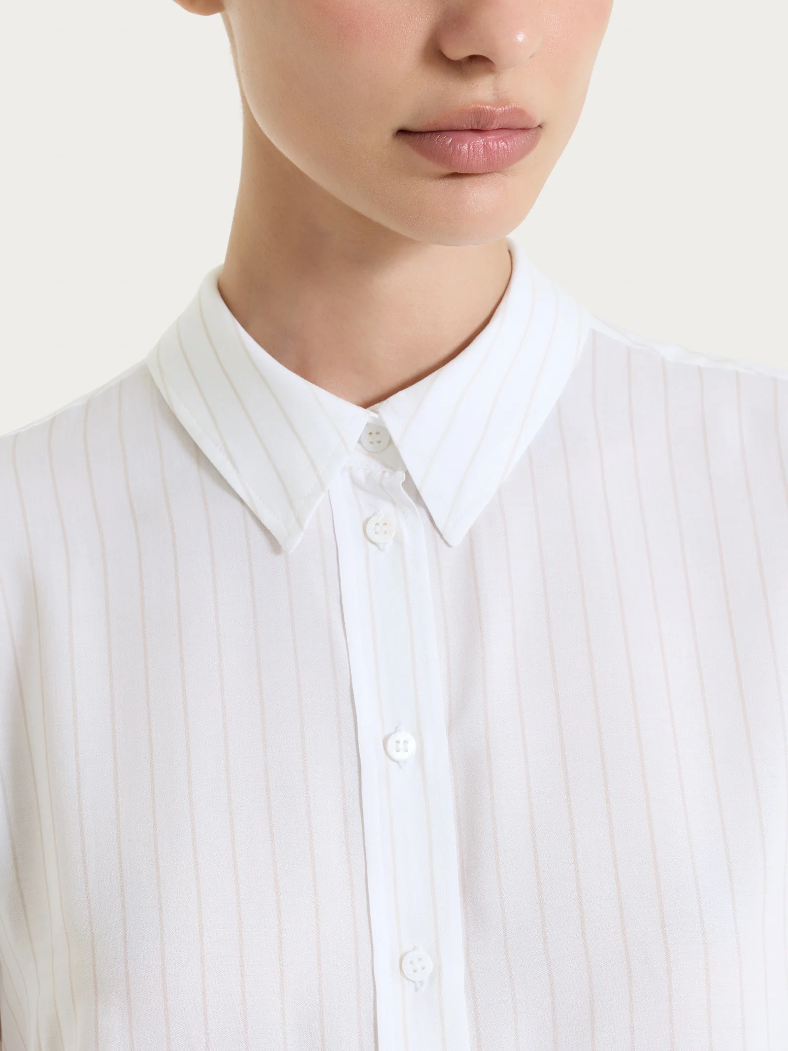 Camicia a righe in EcoSeta - Fant.Champignon - Image 4