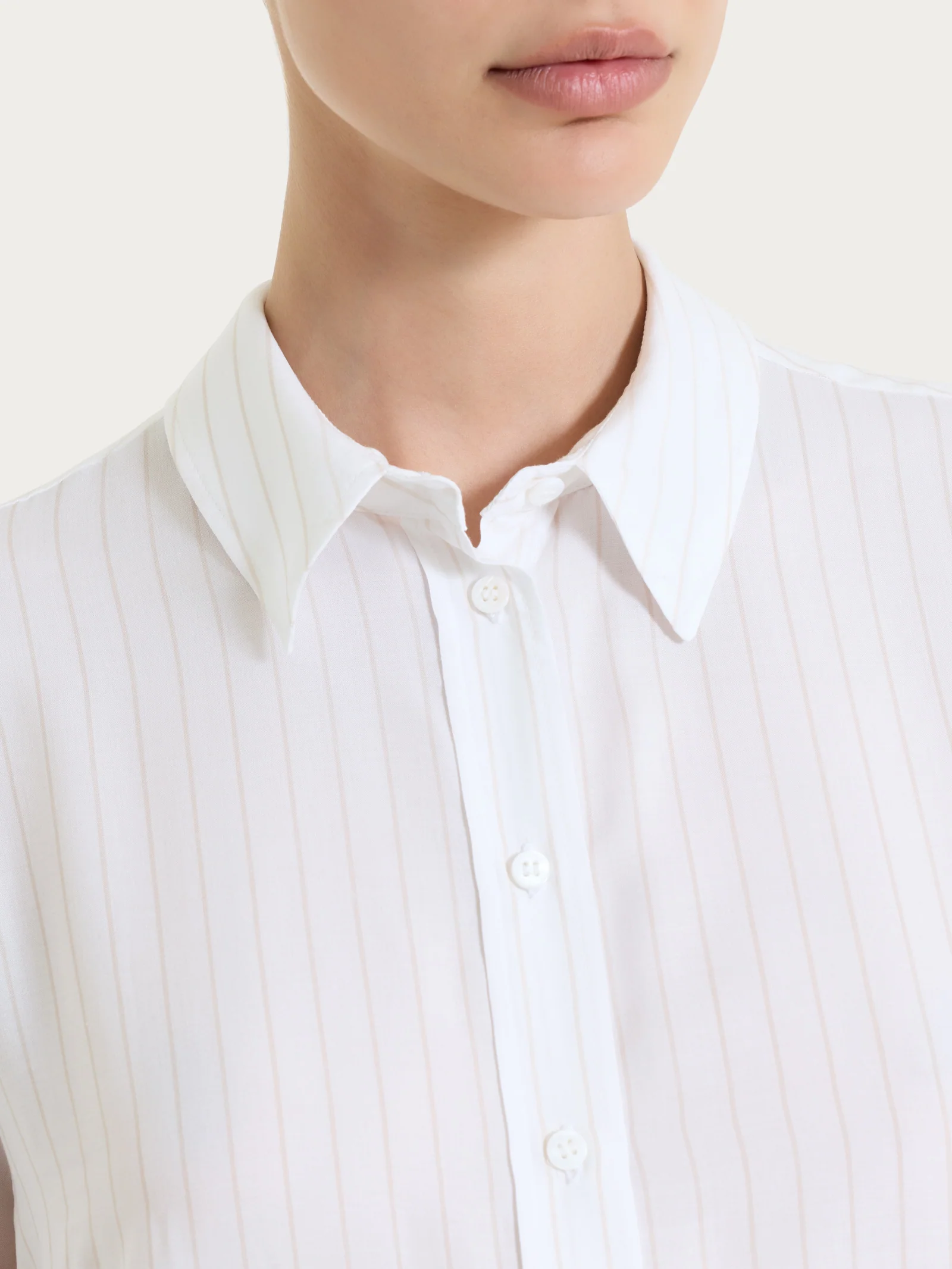 Camicia a righe in EcoSeta - Fant.Champignon - Image 5