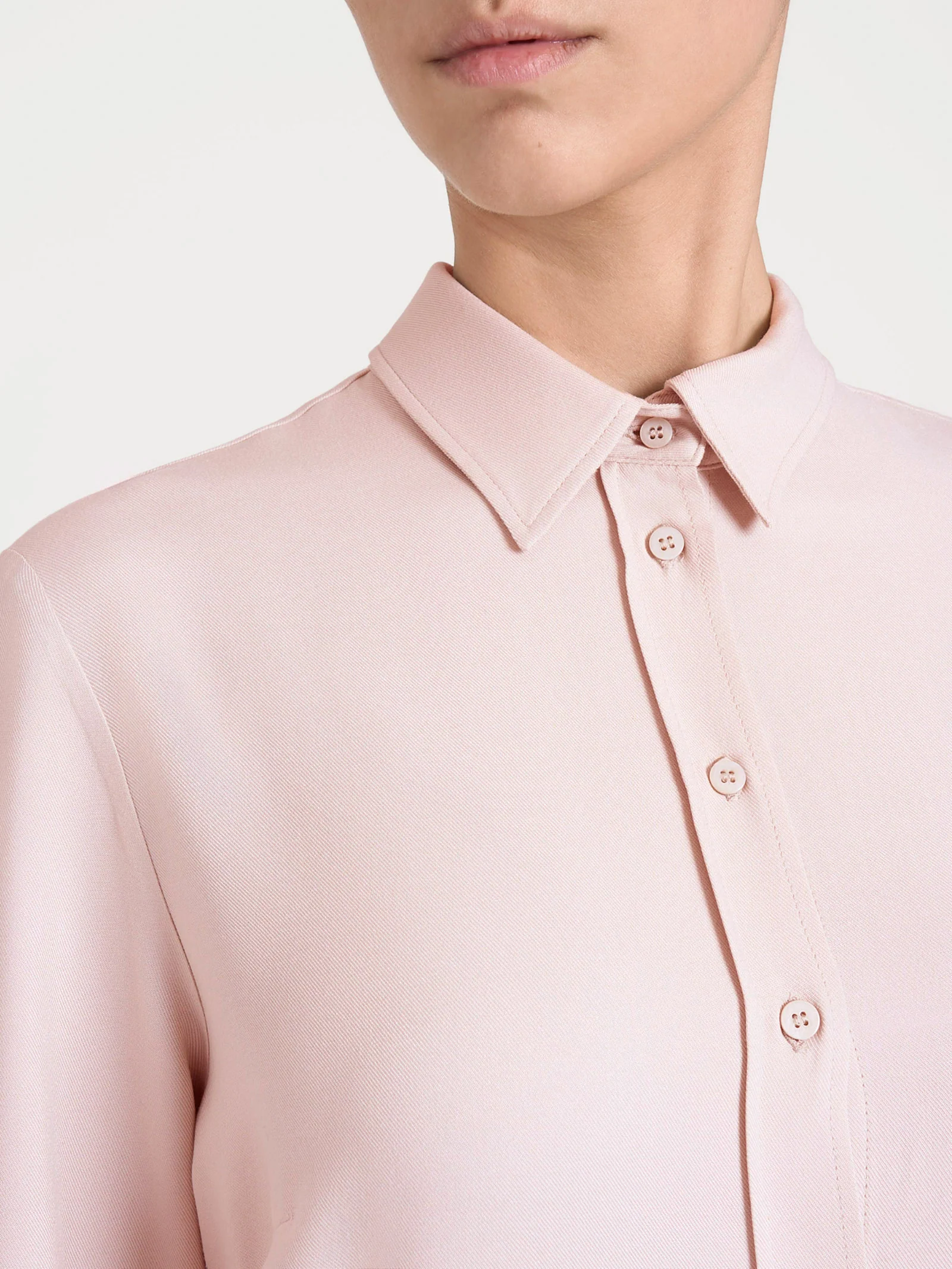 Camicia in Winter EcoSeta - Cameo Rose - Image 3
