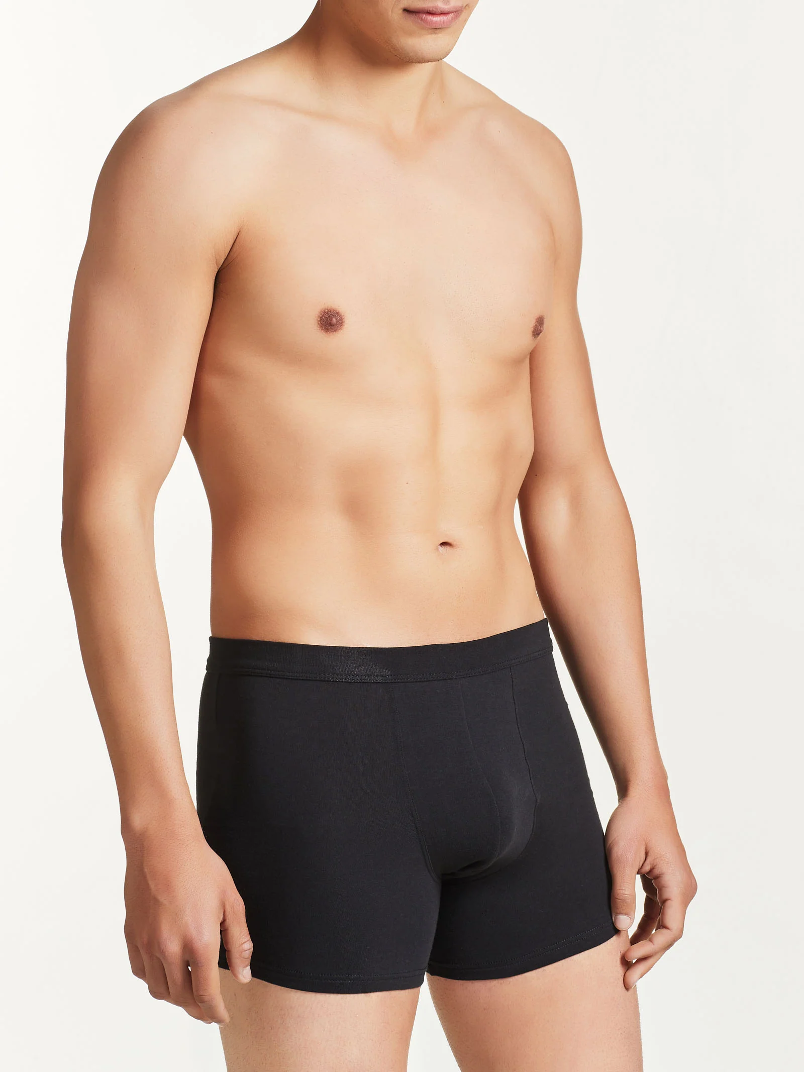 Comfort - Parigamba in cotone elasticizzato - Nero Bipack - Image 4