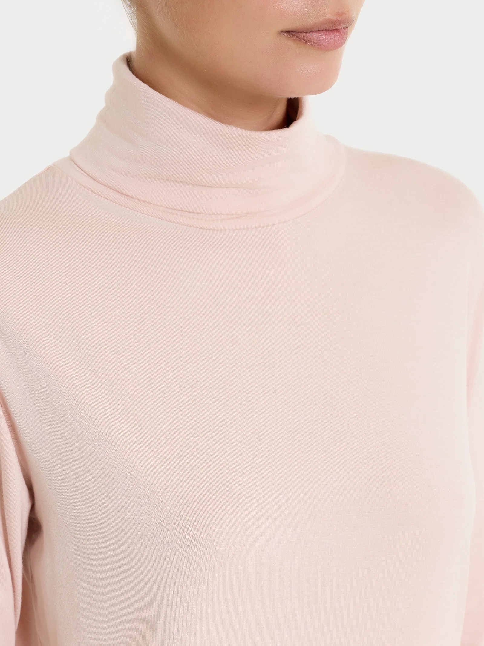 Dolcevita in Eco Viscosa - Cameo Rose - Image 3