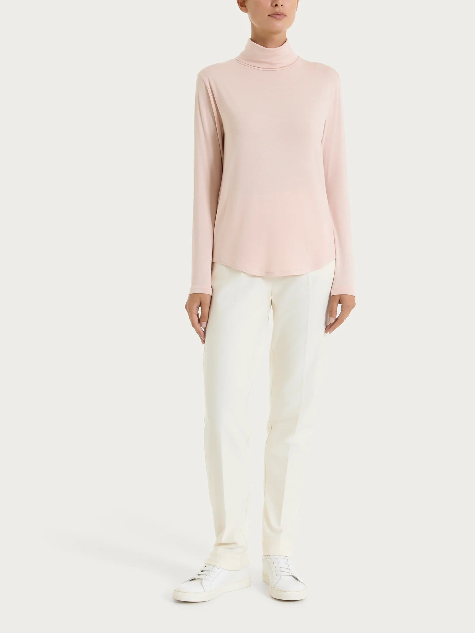 Dolcevita in Eco Viscosa - Cameo Rose - Image 4