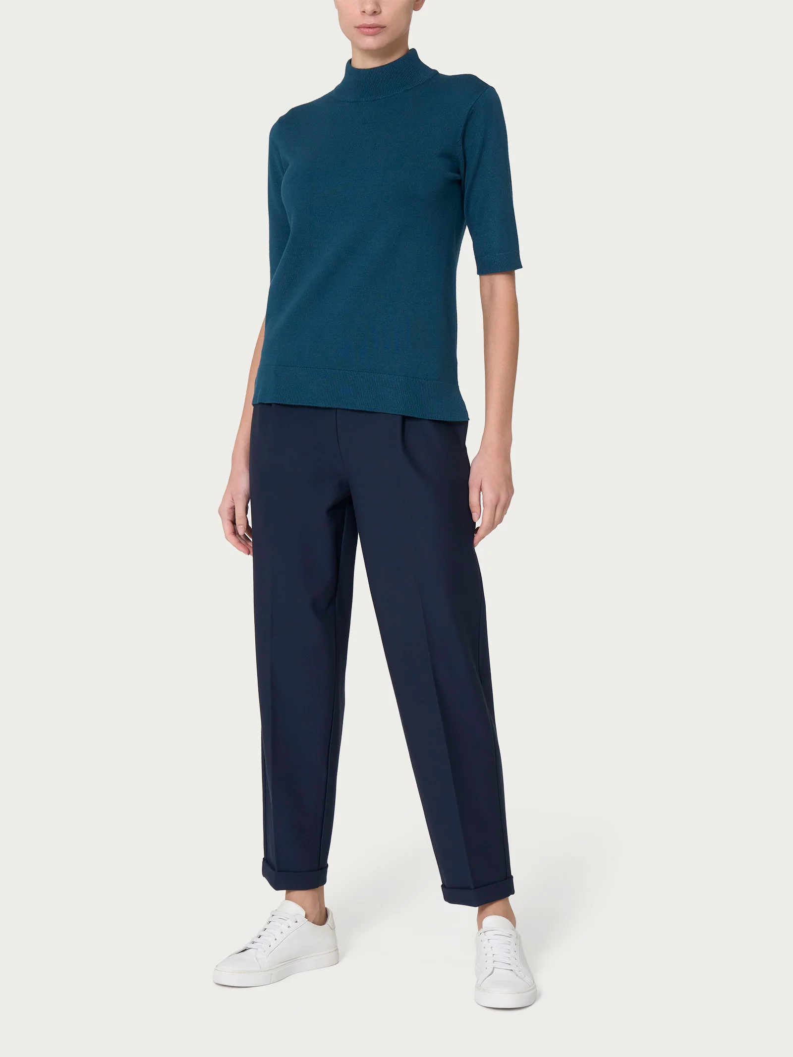 Lupetto con manica corta Four Seasons - Champignon - Image 4