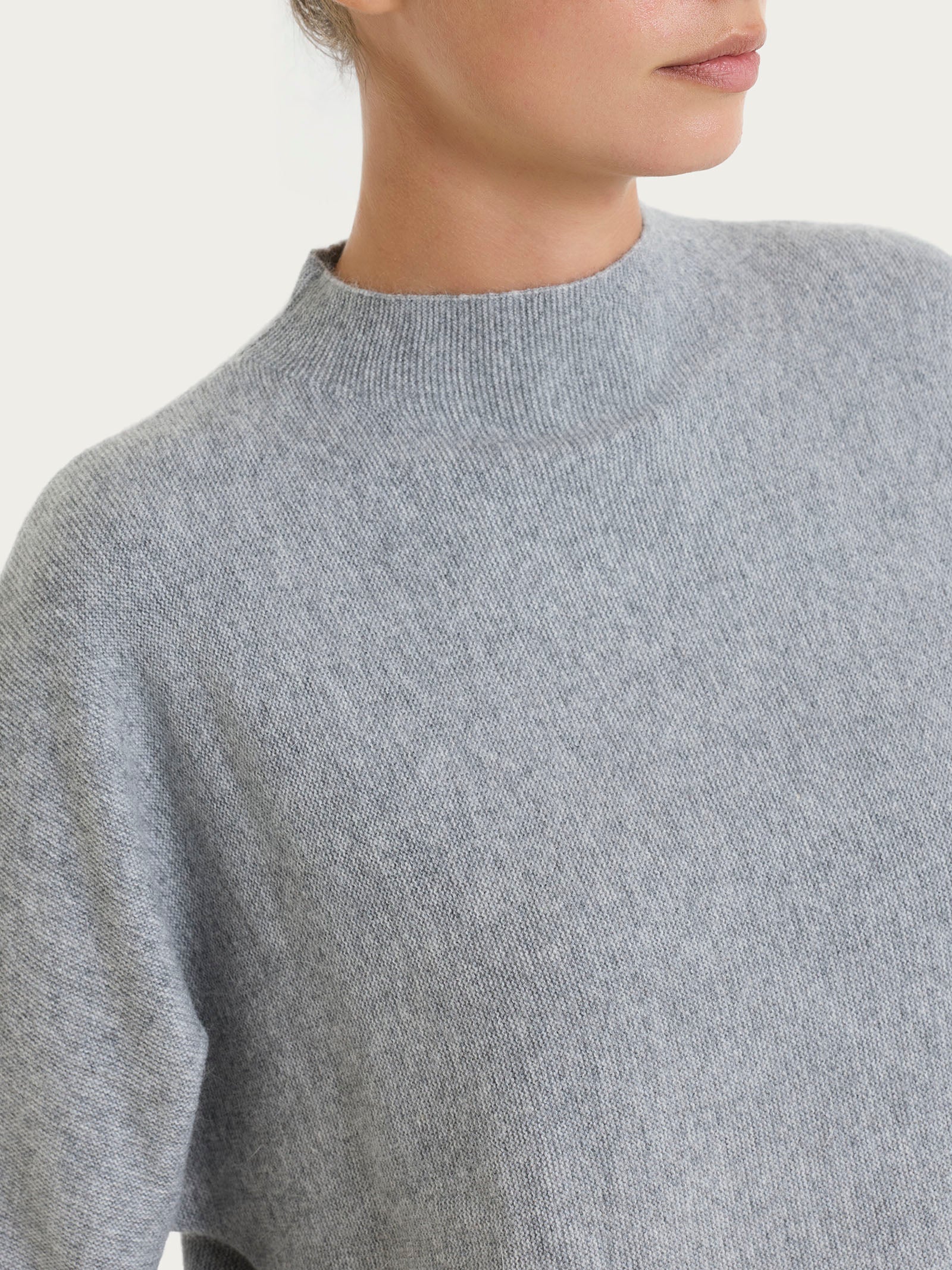 Lupetto Punto Links in Natural Soft - Ghiaia Mel. - Image 3