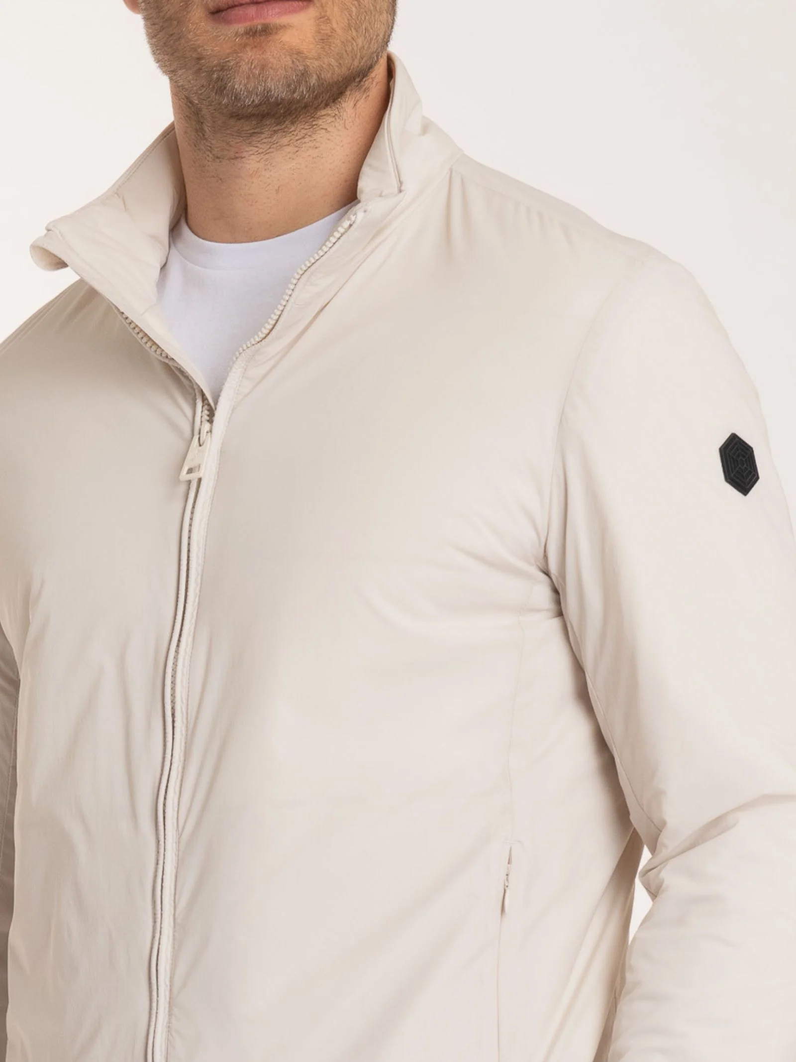 Piumerino Corto 100 grammi imbottito in lana  - Champignon - Image 3