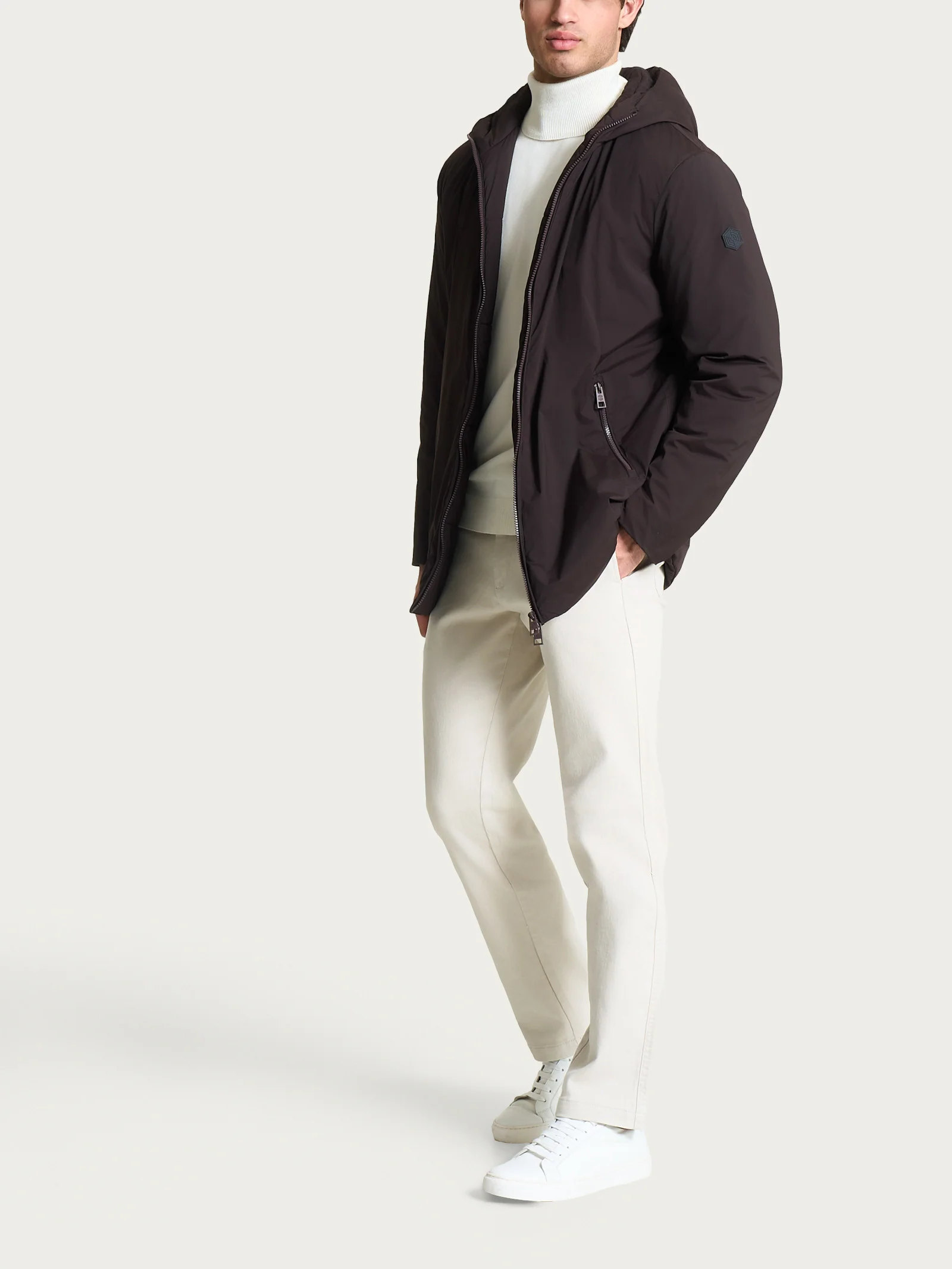 Piumerino Parka in lana con cappuccio - Chocolate Torte - Image 5