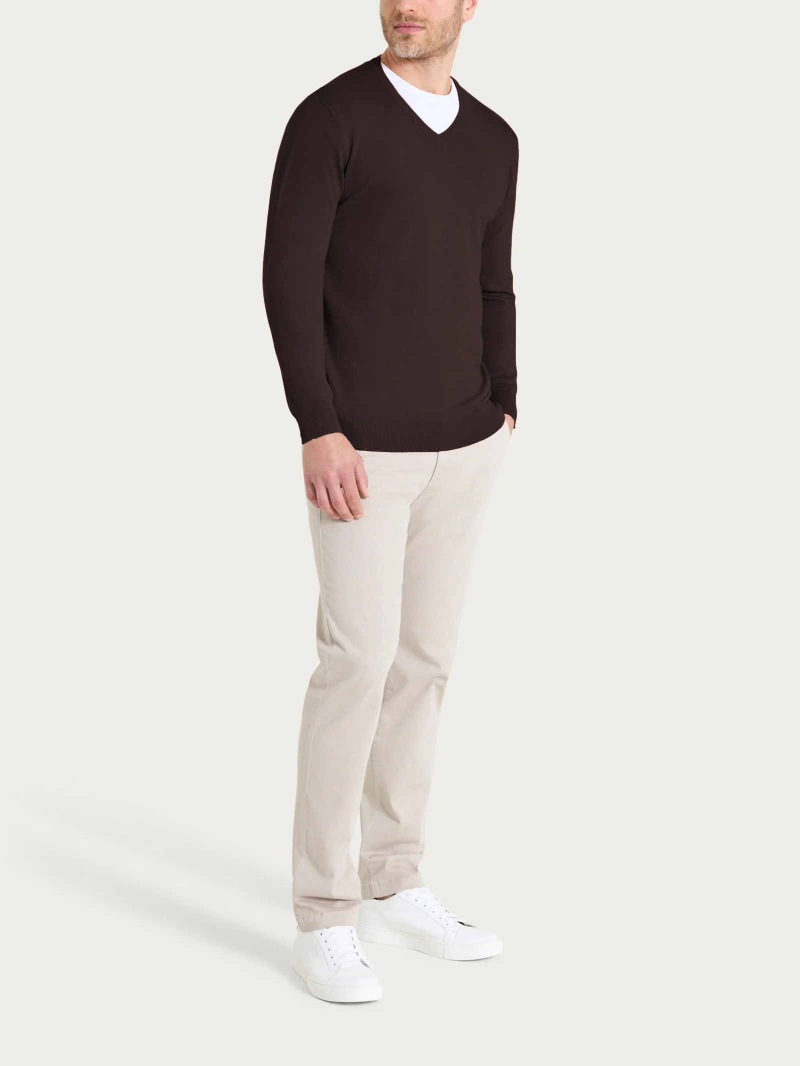 Pull scollo a V Four Seasons - Chocolate Torte - Image 4